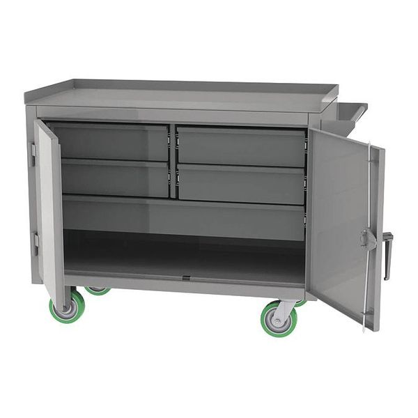 Mobile Bench, 5 Drawer, 48