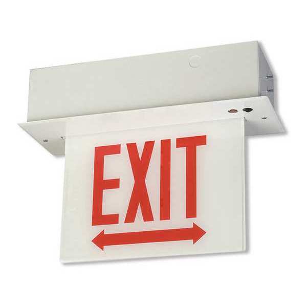 Recessed Edgelit Chicago LED Exit Sign