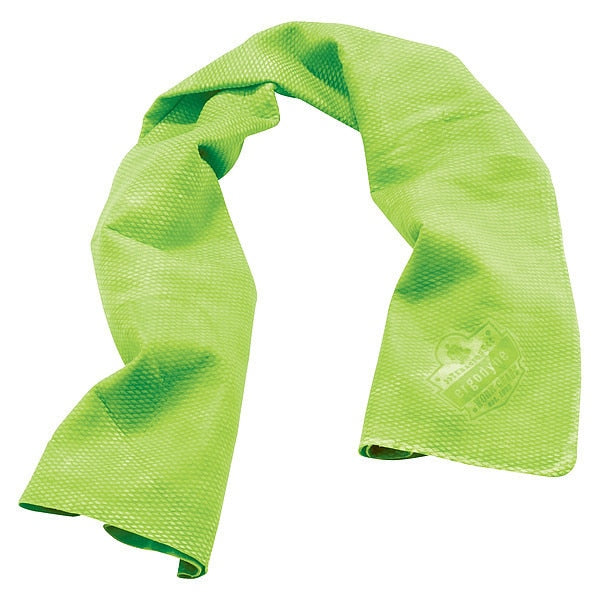 Evaporative Cooling Towel, PVA, Long Lasting Cooling Relief, 29.5 in L x 13 in W, Lime