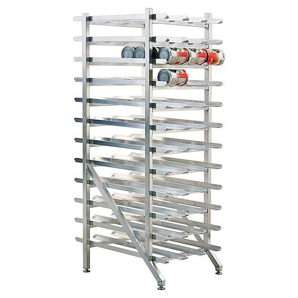 Can Rack, 73 in H, 8 Shelves