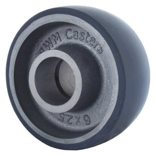 Urethane on Iron Wheel, 6x2-1/2