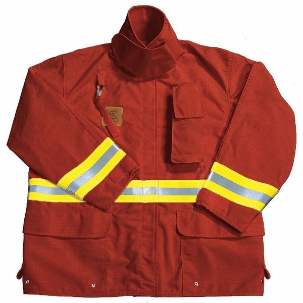 Turnout Coat, Red, M, Cotton