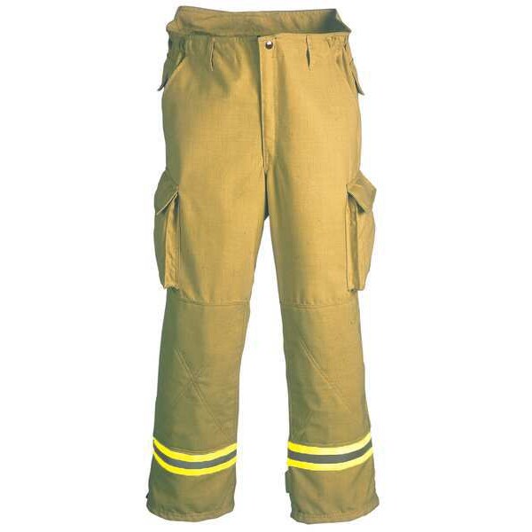 Turnout Pants, Tan, 3XL, Inseam 31 In.