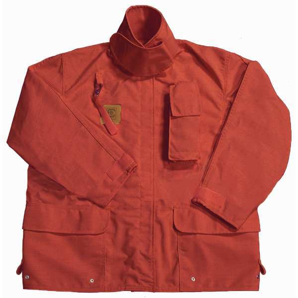 Turnout Coat, Red, M, Cotton