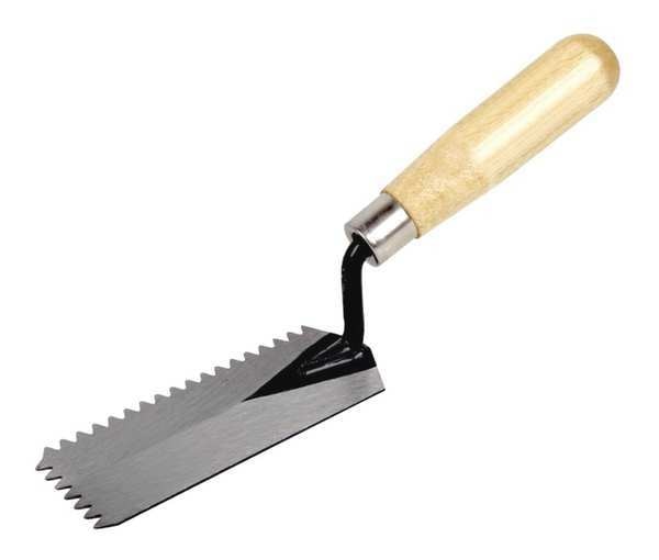 Margin Trowel, 2-Sided, 6x2, Hard Grip