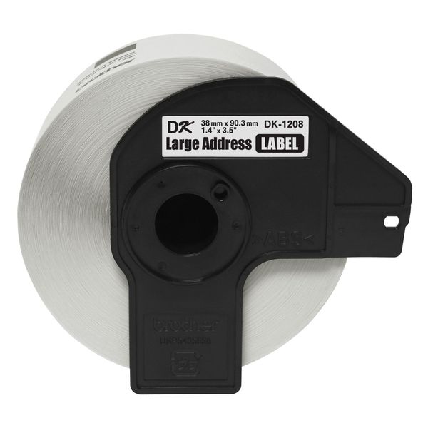 Printer Label, Black/White, Labels/Roll: 400
