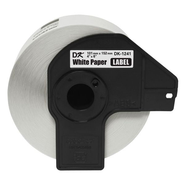Printer Label, Black/White, Labels/Roll: 200