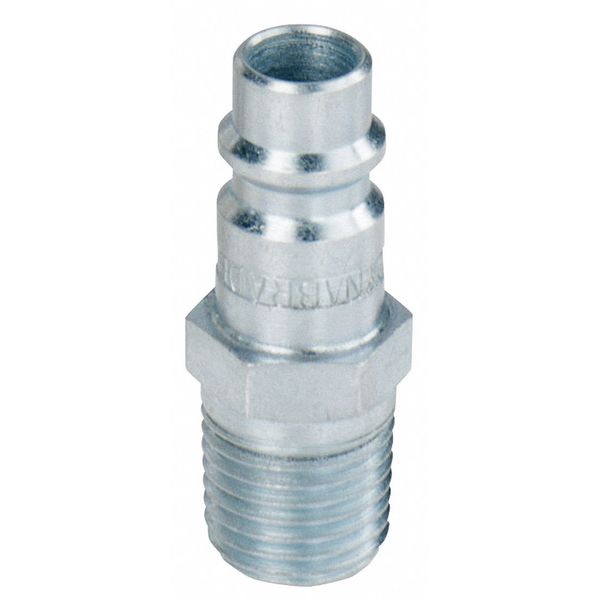 Coupler Plug, (M)NPT, 1/4, Steel