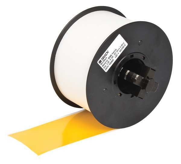 Label Tape Cartridge, Yellow, 2.25Inx100ft