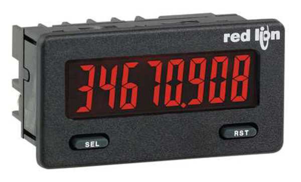 Counter, LCD, 8 Digits, 1.86