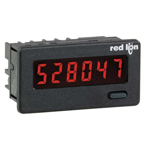 Counter, Red LED, 6 Digits, 2.25