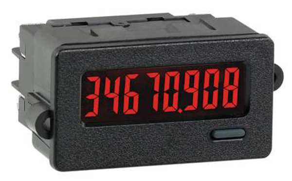 Counter, 2 Line Reflective LCD, 6 Digits