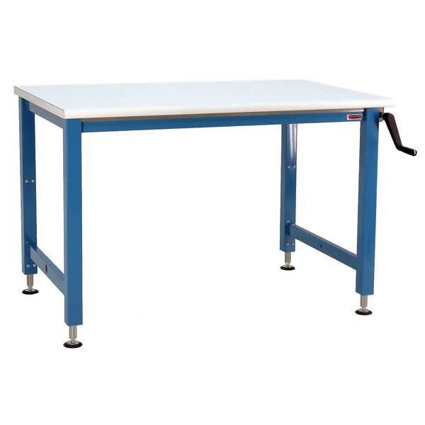 Hand Crank Workbenches, ESD Laminate, 96