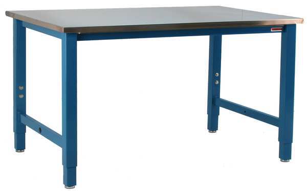 Bolted Workbenches, Stainless Steel, 96