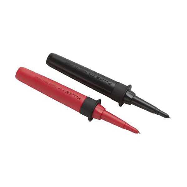 Fused Test Probes, 7In. L, Blk/Red, 1000VAC