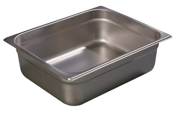 DuraPan Food Pan, Half-Size, SS, PK6