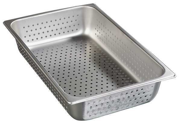 Perforated Food Pan, Full Size, SS, PK6