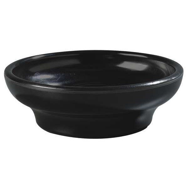 Salsa Dish, 5 oz., Melamine Black PK48