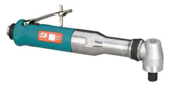 Right Angle Die Grinder, 3/8 in NPT Female Air Inlet, 1/4 in Collet, Heavy Duty, 18,000 RPM, 0.7 hp