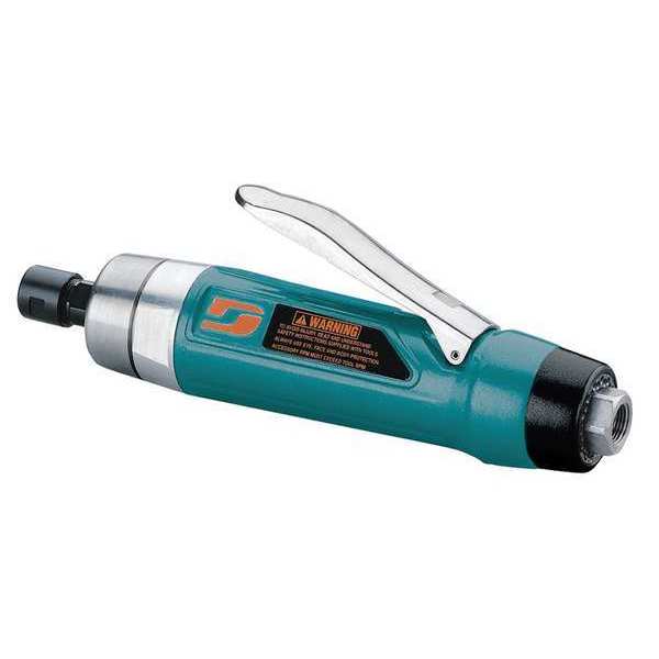 Straight Die Grinder, 3/8 in NPT Female Air Inlet, 1/4 in Collet, Heavy Duty, 20,000 RPM, 1.0 hp