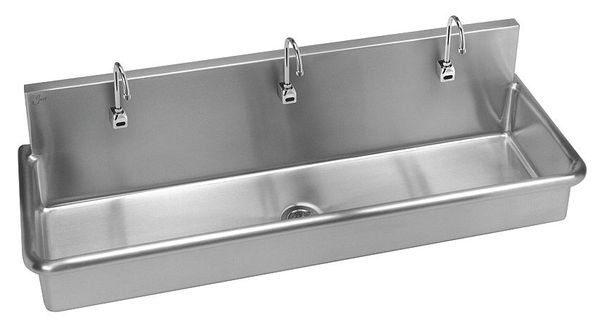Scrub Sink, 60 In. L, 20 In. W, 16 In. H