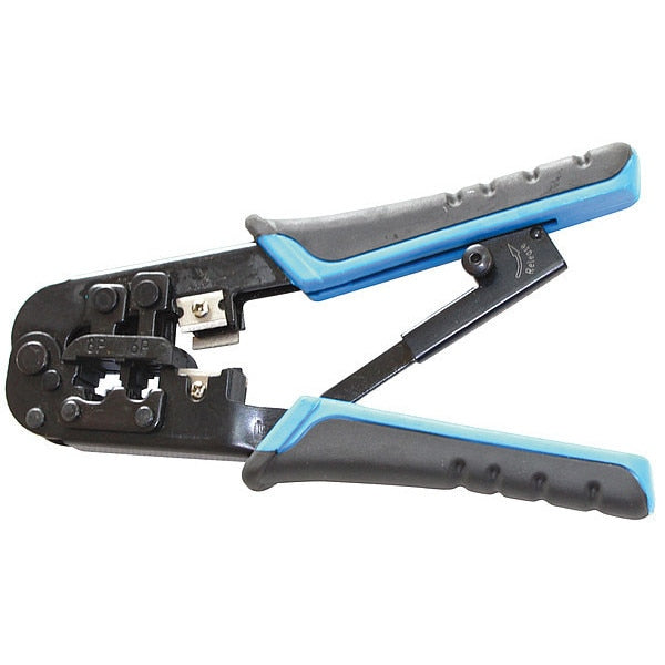 7 1/4 in Crimper 8P8C/RJ-45, 6P6C/RJ-12, 6P4C/RJ-11