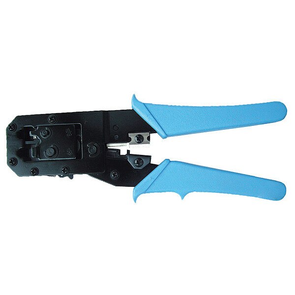 7 1/2 in Crimper 8P8C/RJ-45, 6P6C/RJ-12, 6P4C/RJ-11, 6P2C