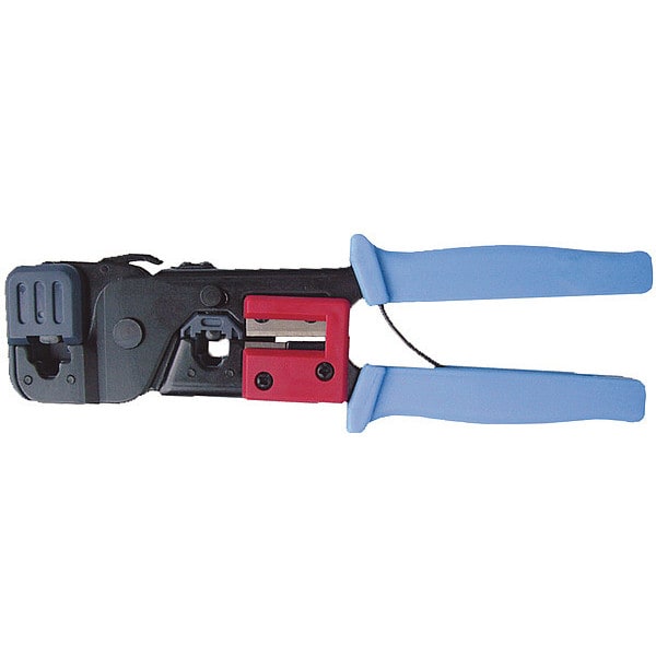 7 7/8 in Crimper 8P8C/RJ-45, 6P6C/RJ-12, 6P4C/RJ-11, 6P2C