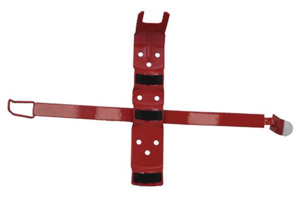 Fire Extinguisher Bracket, Vehicle/Marine/Aviation, Red