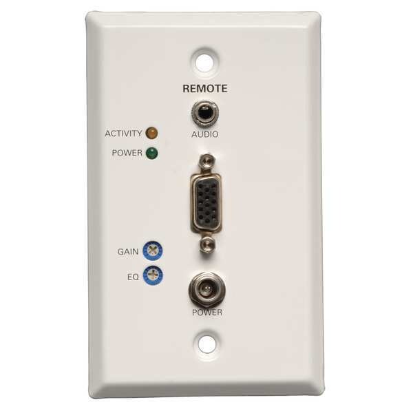 Display Extender Recvr, VGA, 3.5mm, Cat5e/6