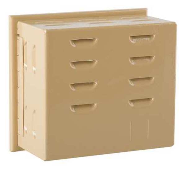 Universal Thermostat Guard, Tan, Metal