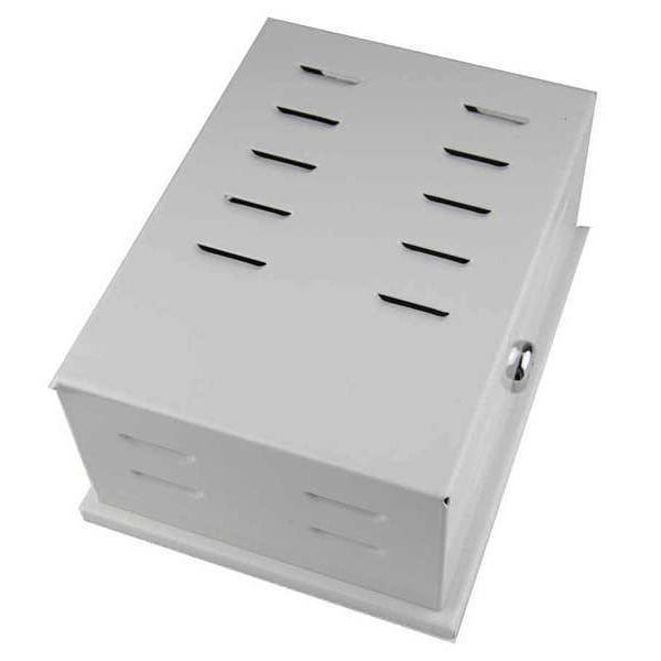Universal Thermostat Guard, Off-White, Metal