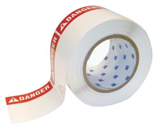Arc Flash Label, Red/Bk/Wht, Polyester, PK2, THTEL-184-483-1-DA