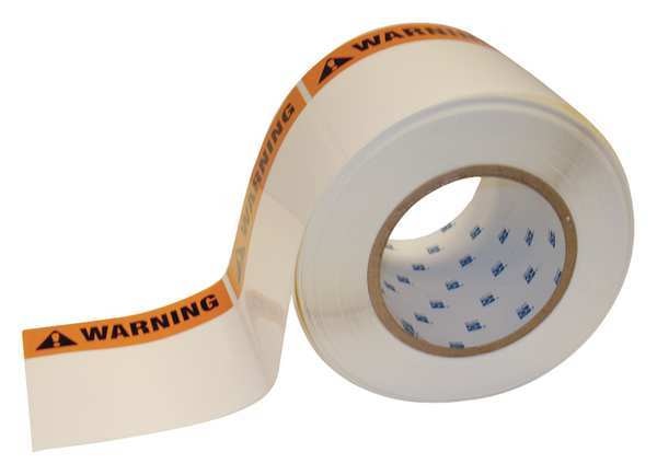 Arc Flash Label, Orng/Bk/Wht, Plystr, PK2