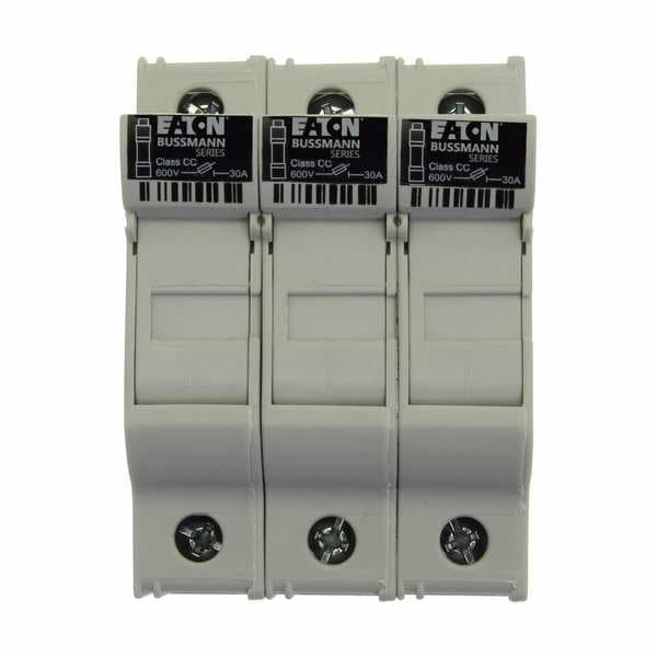 Fuse Block, Class CC, 30A, 3 Pole