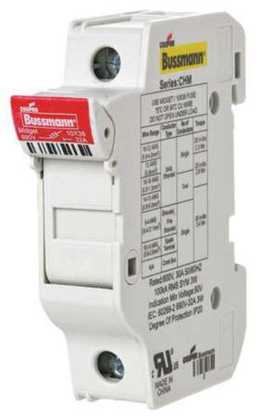 Fuse Holder, 30 Amp, 600AC, 1P