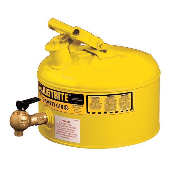 2-1/2 gal. Yellow Steel Type I Safety Can for Diesel