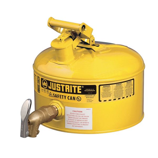 2-1/2 gal. Yellow Steel Type I Safety Can for Diesel