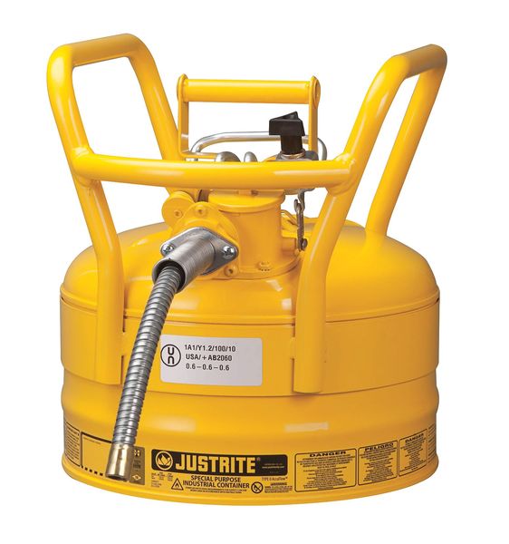2-1/2 gal. Yellow Steel Type II DOT Safety Can for Diesel
