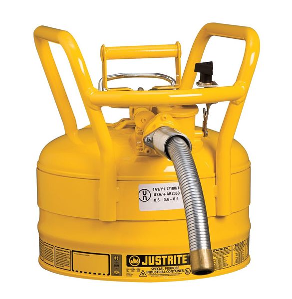 2-1/2 gal. Yellow Steel Type II DOT Safety Can for Diesel