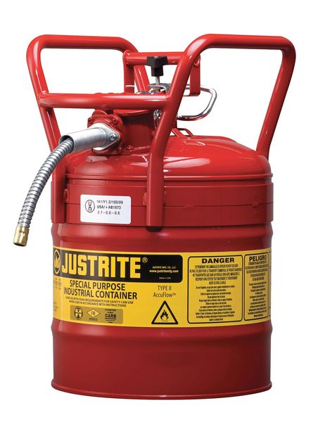5 gal. Red Steel Type II DOT Safety Can for Flammables