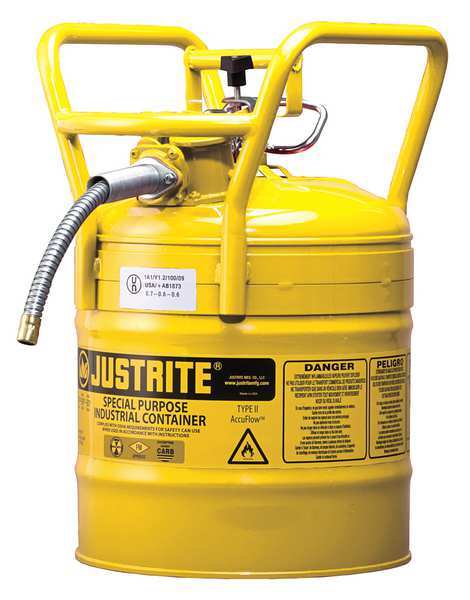 5 gal. Yellow Steel Type II DOT Safety Can for Diesel