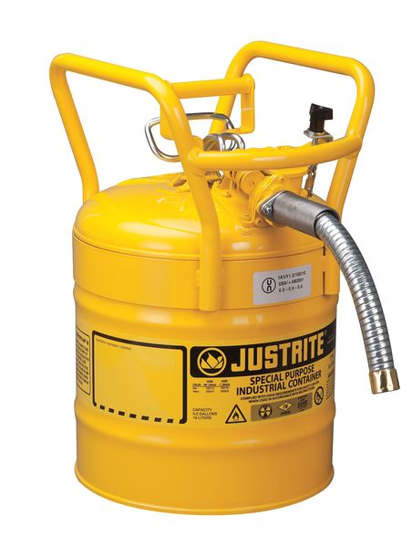 5 gal. Yellow Steel Type II DOT Safety Can for Diesel