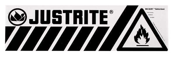 Warning Label, 5 In. H, 17-1/2 In. W