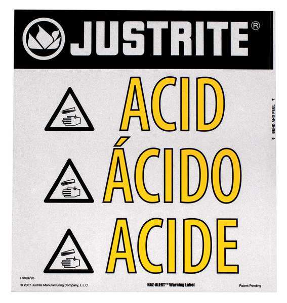 Label, 5-1/2 In. H, 4-3/4 In. W