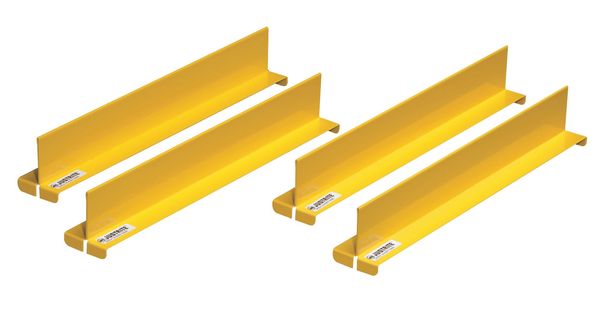Shelf Divider Set, 2-1/32 In. W, Steel