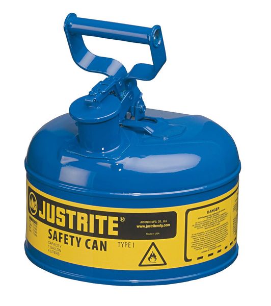1 gal. Blue Steel Type I Safety Can for Kerosene