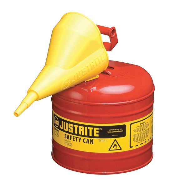 2 gal. Red Steel Type I Safety Can for Flammables