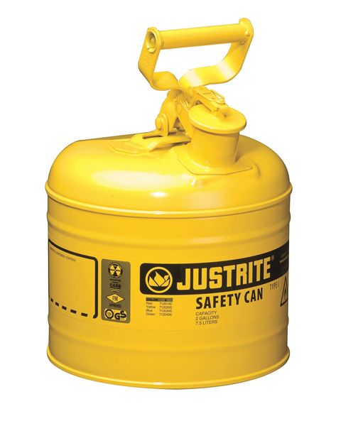 2 gal. Yellow Steel Type I Safety Can for Diesel