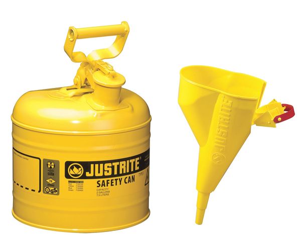 2 gal. Yellow Steel Type I Safety Can for Diesel